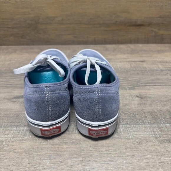 Vans Comfycush Blue Suede Sneaker Women's Size 7.5 - Picture 3 of 7